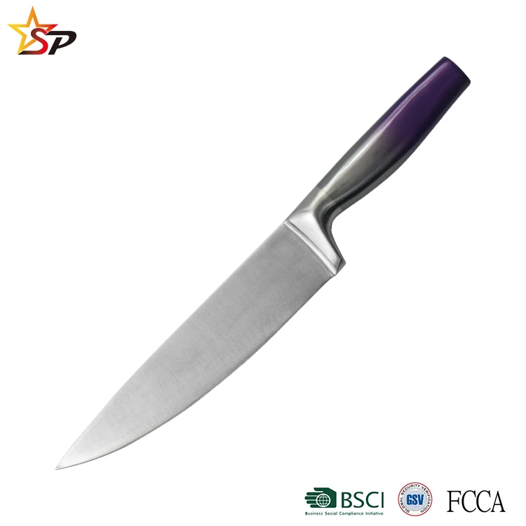 6pcs Stainless Steel Coated Hollow Handle Kitchen Knife Set