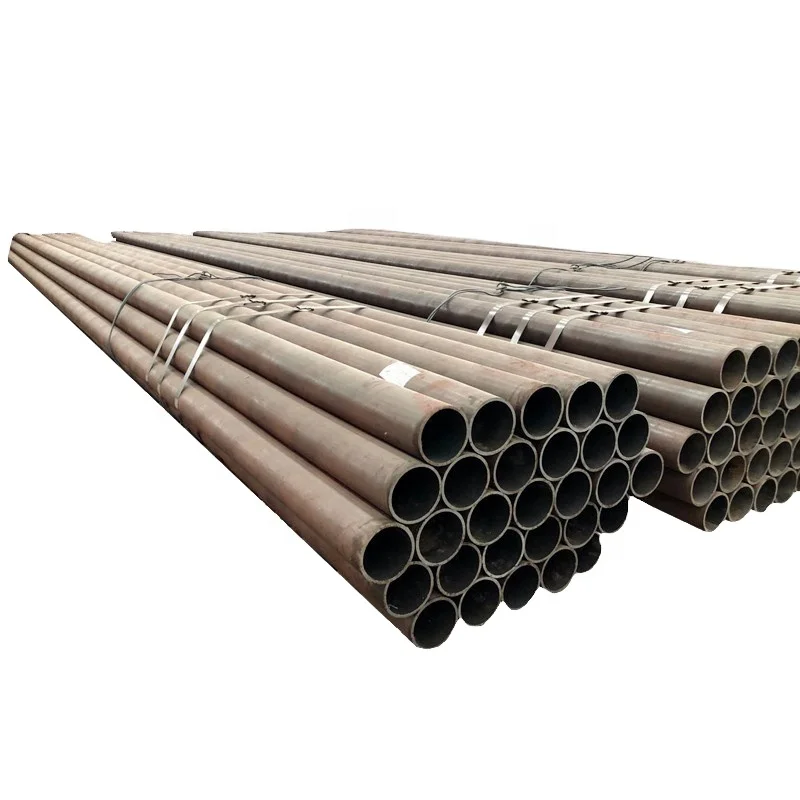 Seamless welded steel tube / carbon mild low alloy steel pipe Sch80 Ss400 S235jr Q345 Q195 Sch 40 St37 St52