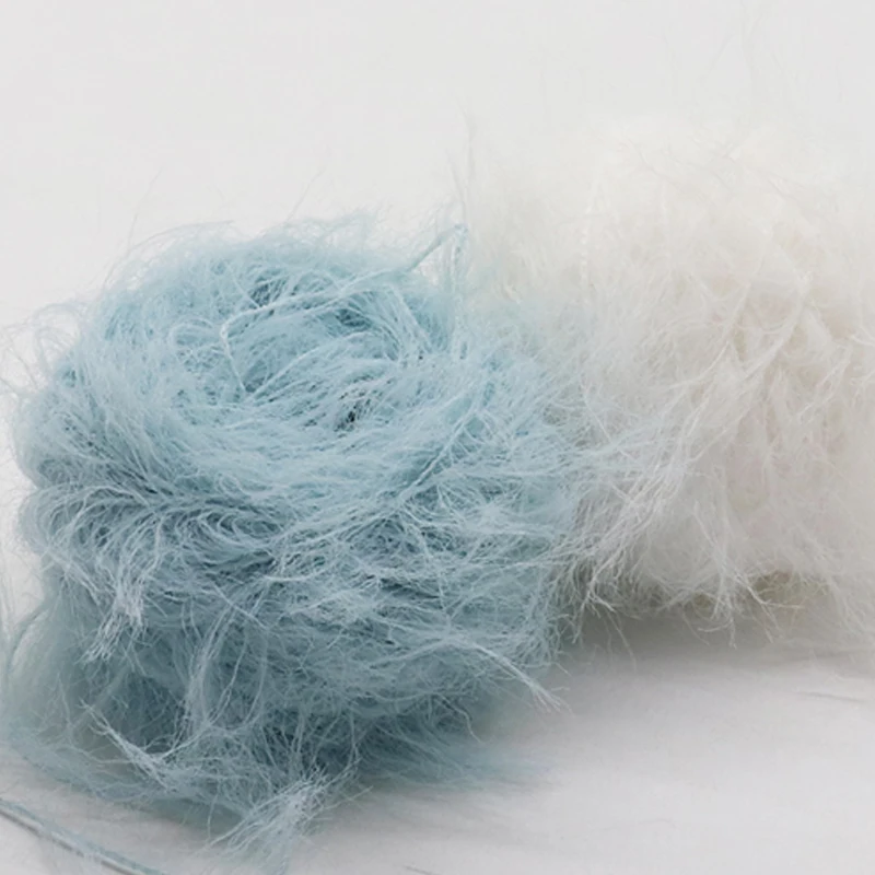 5CM  Imitated Mink  Hair 100% nylon  A Variety of colors in large stock wholesale spot supply