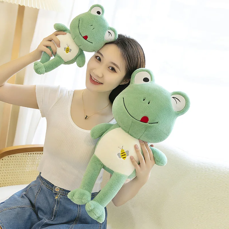 Super Soft Frog Stuffed Animal Plush Toy Gift for Kids Children Baby Girls Boys Toddlers Creative Plush Frog Decoration