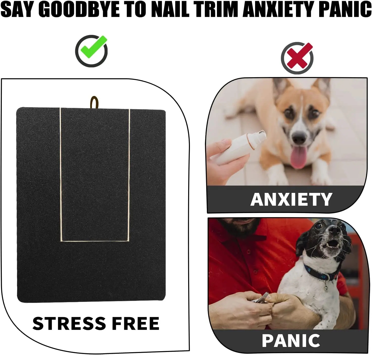 Scratchpad Sandpaper Treat Trimming Emery Dog Nail Scratch Board Scratcher Pad With Storage Drawer For Small Medium Dogs