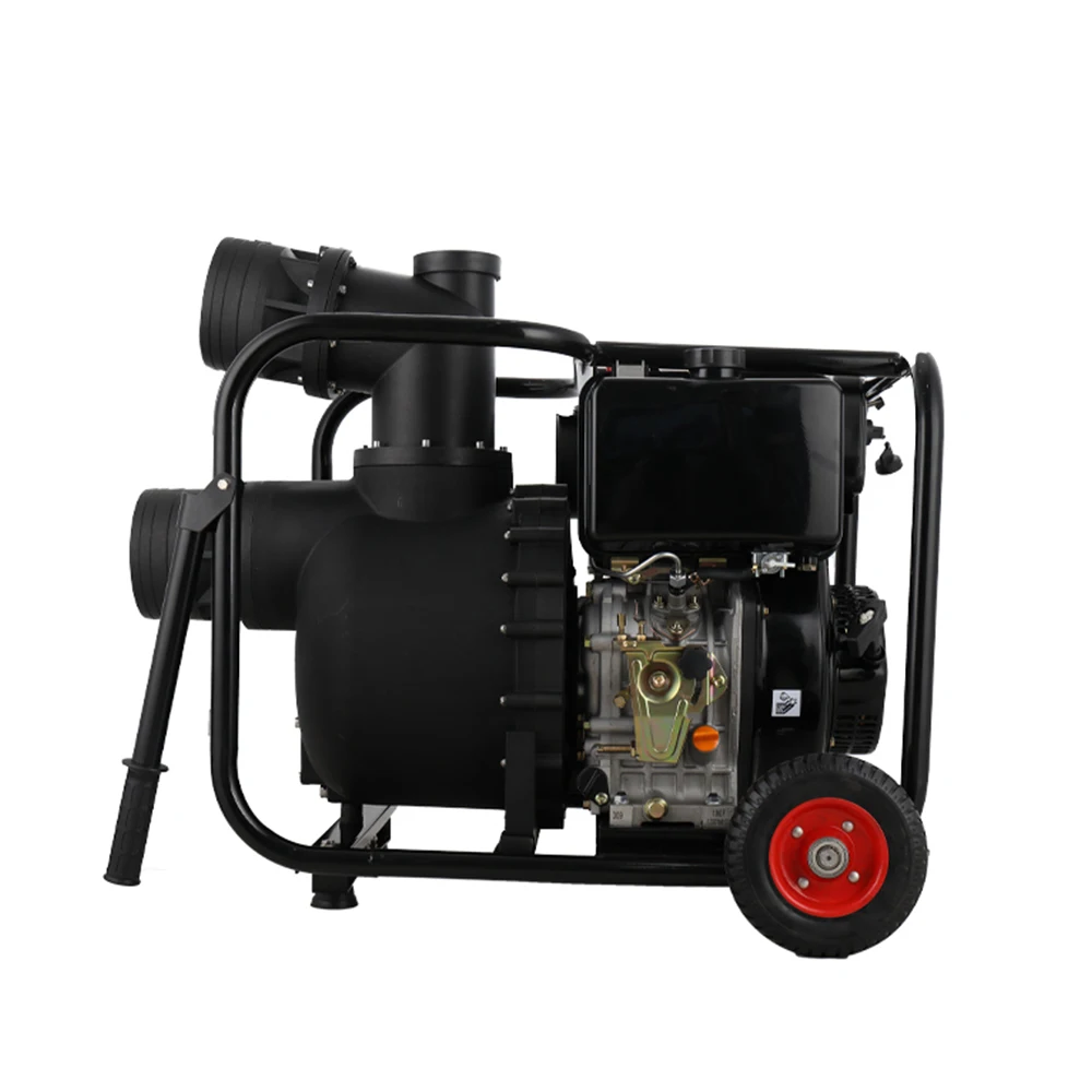 Fuel Saving 6 inch Closed Impeller Self Priming Diesel Engine Water Pump