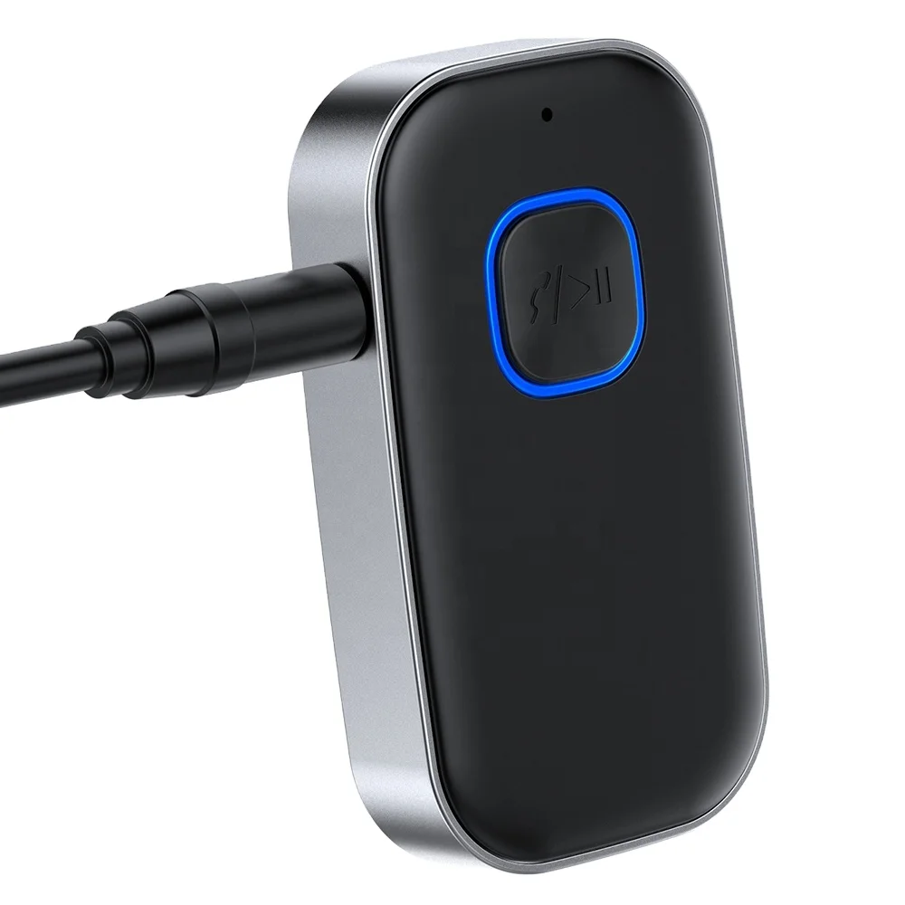 J23 2 in 1 Car BT 5.0 Adapter 3.5mm Rechargeable Transmitter Receiver Wireless Adapter for PC TV Headphone Car Speaker