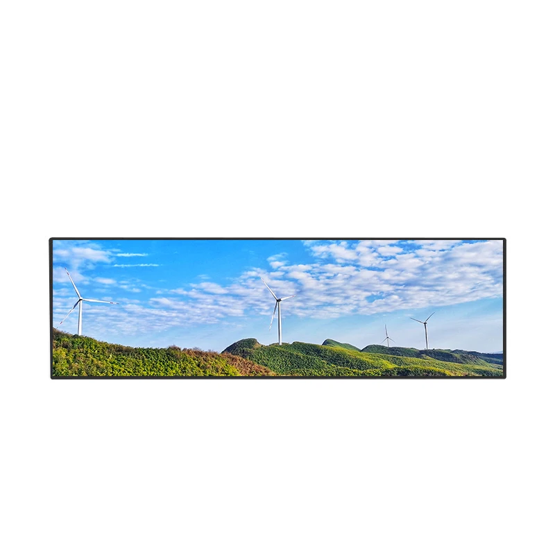 hot sale LCD Wide screens Advertising screen stretch bar LCD display for supermarket advertising kiosks tv digital signage