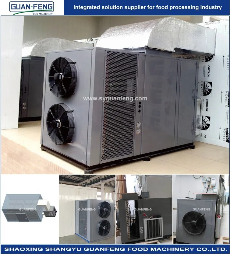 Industrial Fruits Heat Pump Dryer for Apricot Grape Dryer Plum drying machine