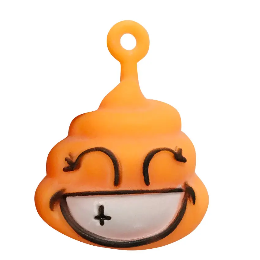 2021 New TPR  squeeze  smile  poo  ball  toy for anti stress