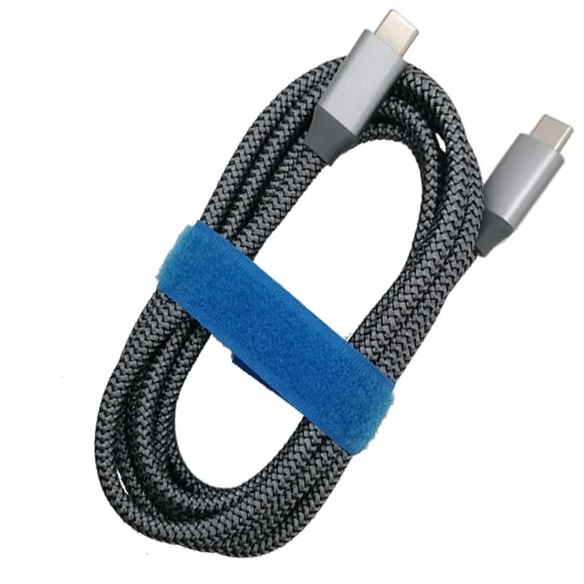 Заводская цена Плетеный usb-кабель E-mark для зарядки и передачи данных usb 3 1 5A 100 Вт кабель c-type c