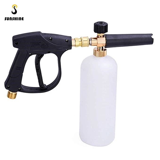 High pressure 3000PSI Car washer spray gun with quick release adapter Snow foam lance cannon set