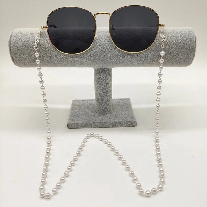 New Trendy Jewelry Korean Pearl Charm Reading Eyewear Chains Holder Strap Women Girls Simple Fashion Face Masking Lanyard