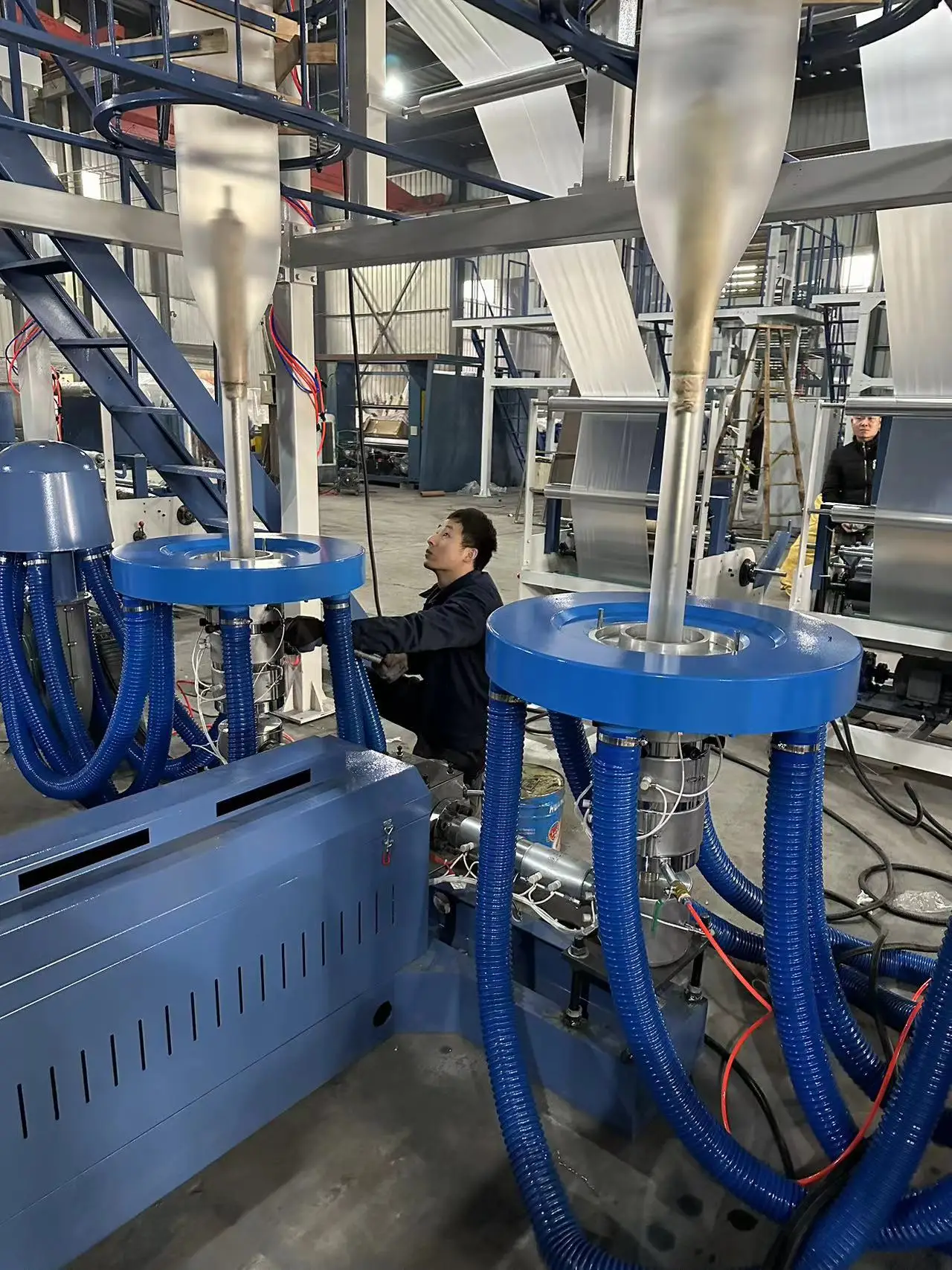 Queensense Blow Extruder Machine Plastic Blowing Machine Agricultural Plastic Film PE Extrusion machine