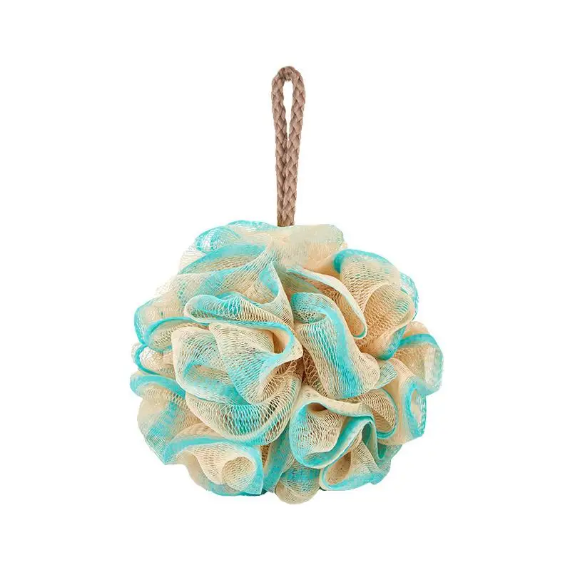 Shower Sponge Brush 2024 Cleaning Good Quality Flower Bathroom Double-Sided Bulk Hot Sale High Quality Net Electric Bath Sponge