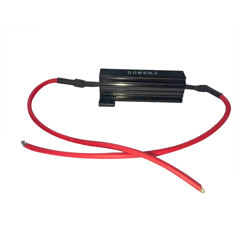 Factory cheap price 50 ohm 250w resistor 50w black aluminum 200 watt rx24