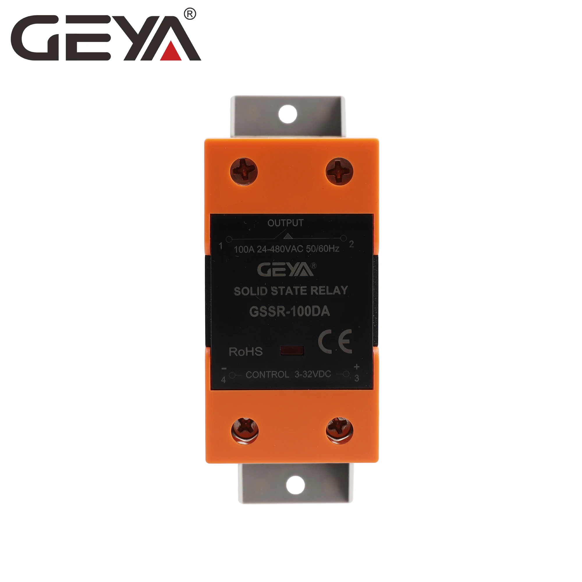 GEYA GSR2-1-100DA Original Single Phase Solid State Relay DC to AC SSR Switching