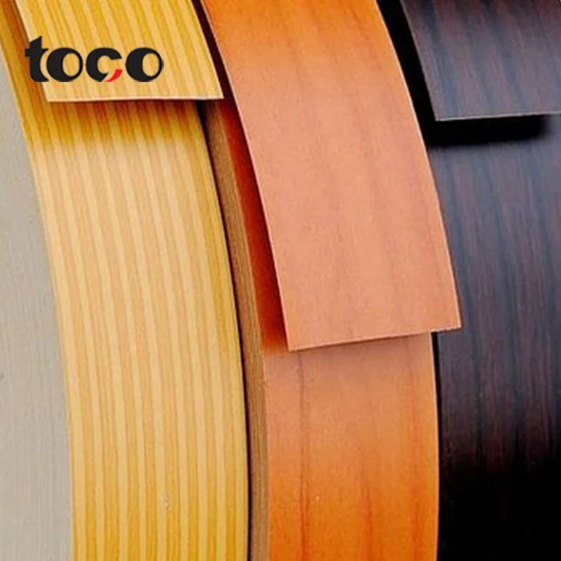 TOCO Furniture Wood Grain Kitchen Cabinet Strip Edgebanding Edge Banding