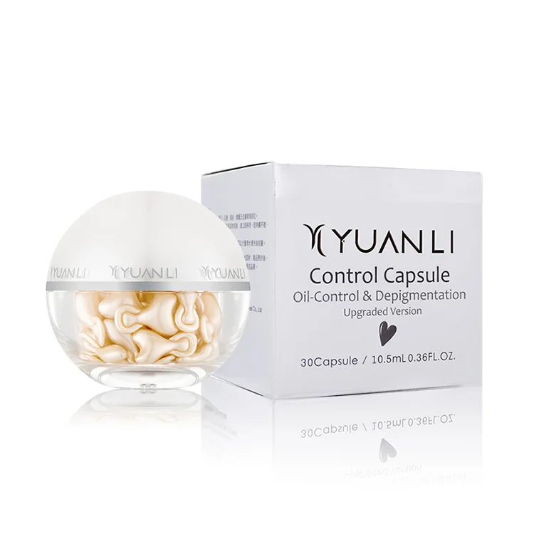 YUANLI Oil-Control Capsule Serum Firming Brightening Anti-aging Balances and Control Oil Rescue Skin Serum Repairing Lines