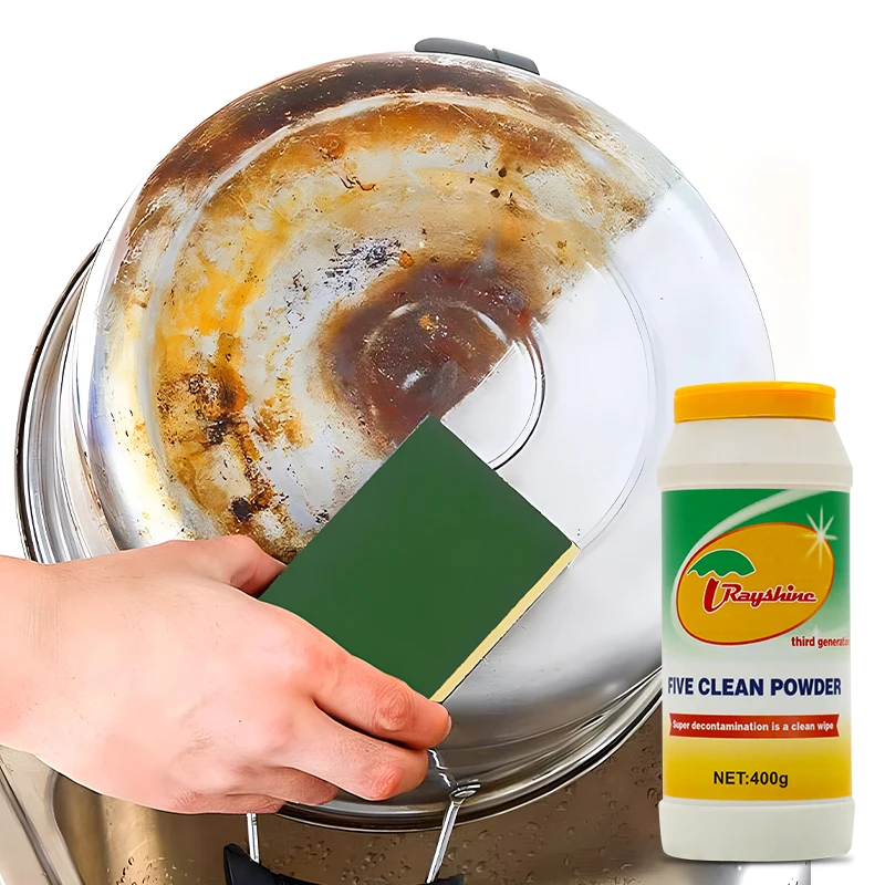 hot sale Multi-Purpose kitchen powder cleaner kitchen rust remover Strong Grease Cleaning Powder 400 G / Bottle