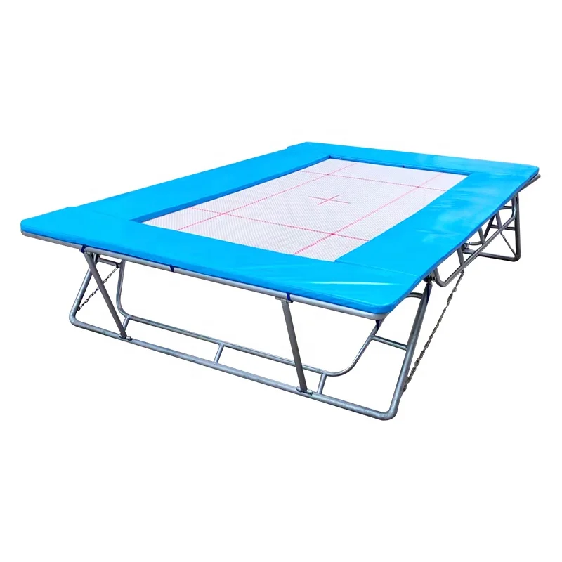 Best Quality Professional Gymnastic Fitness Trampoline Customized Indoor PVC & Nylon Trampoline for Gym Use on Sale