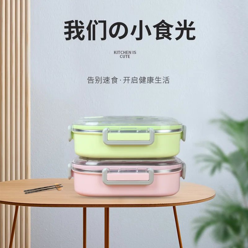 New  hot sale reusable warmer heating 304 stainless steel insulated lunch box bpa free bento lunch box