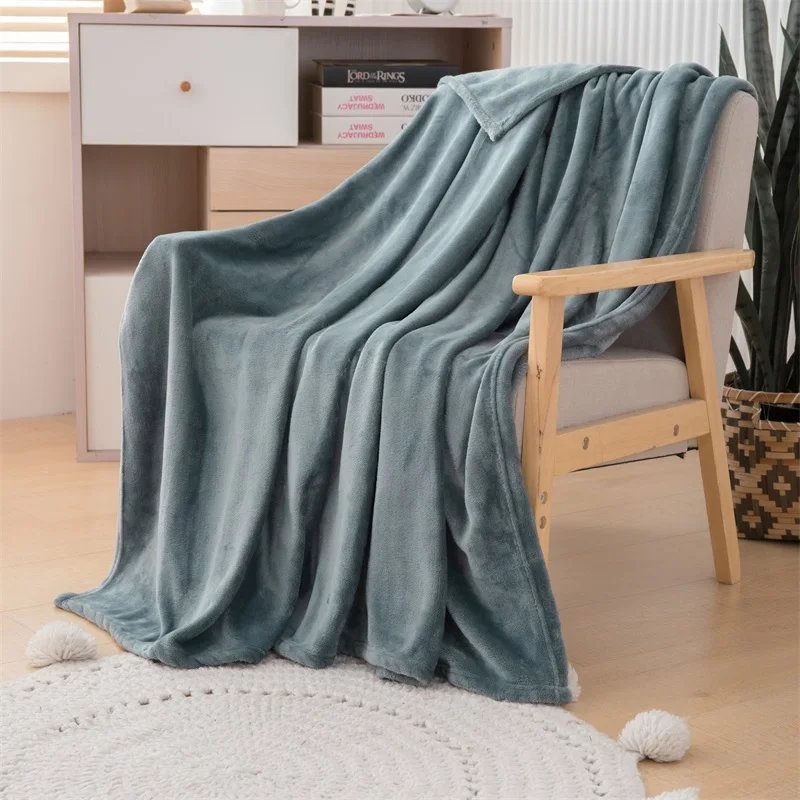 Large Flannel Fleece Throw Cozy Lightweight Thick Blanket for Women, Men and Kids
