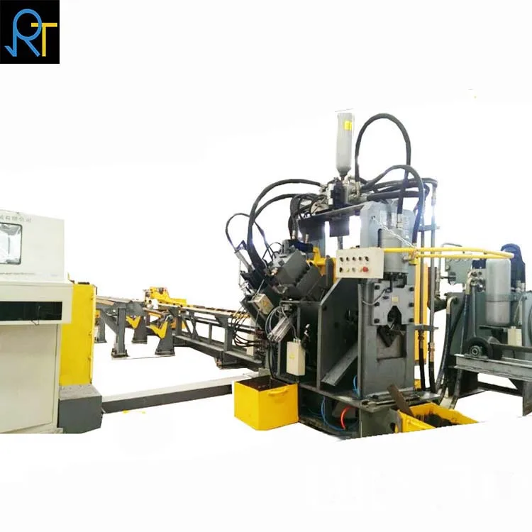 100*100 mm Angle Steel Tower Cnc Punching Marking Shearing Production Line