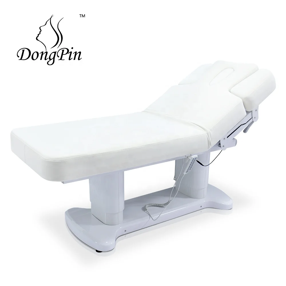 Heated Esthetician Therapy Spa Wellness Treatment Salon Cosmetic 4 Electric Motor Extension Beauty Bed
