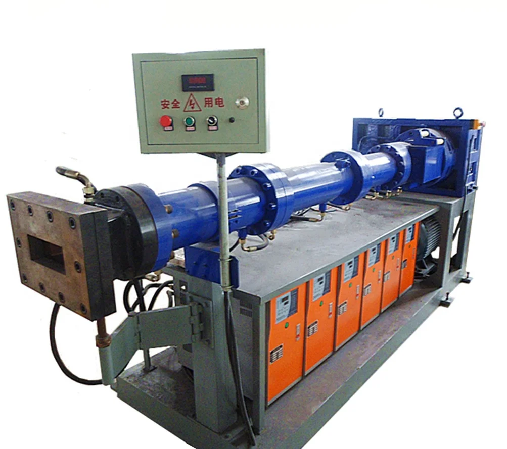 
Hot Feed Rubber Extruder Machine / Single Screw Extruders 