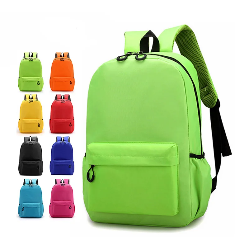 Low MOQ OEM Printed School Bag Fashion Durable Customized LOGO Student Back Bag Girls And Boys Light Weight Schoolbags For Kids