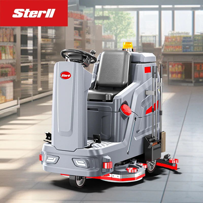 Professional Manufacturer  SX915 Ride-on floor scrubber Parking lot floor scrubber Epoxy floor cleaning equipment
