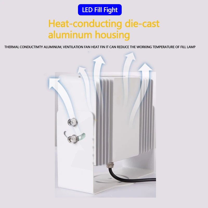 850nm IR Array LED Flood Lights with AC Power Supply IP67 Waterproof Road Lighting IP65 Grade