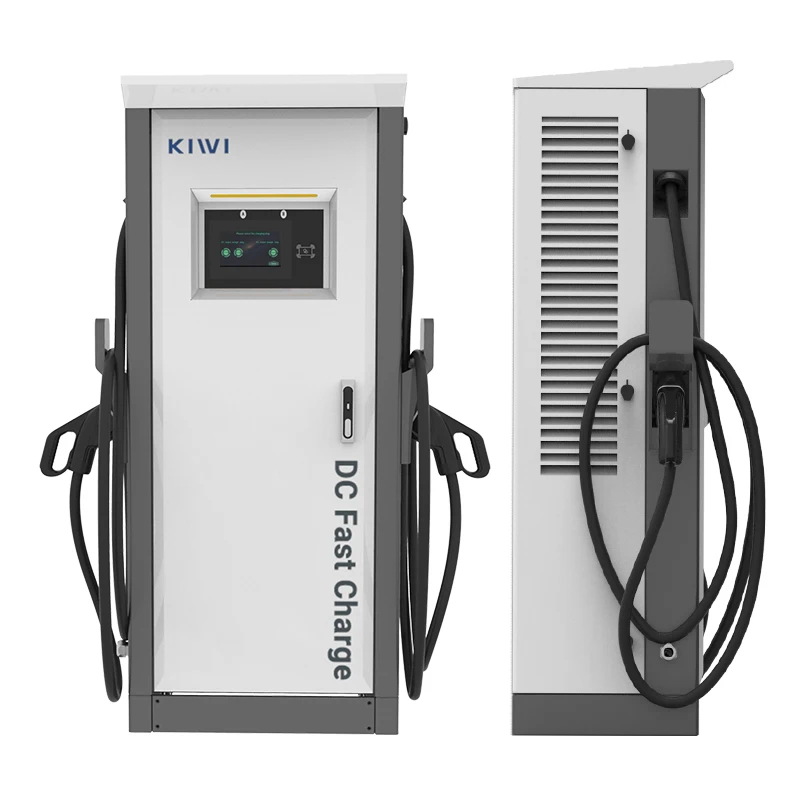 new energy charging pile 120KW commercial fast ocpp  ev charger floor-mounted CCS electric dc ev car charging stations