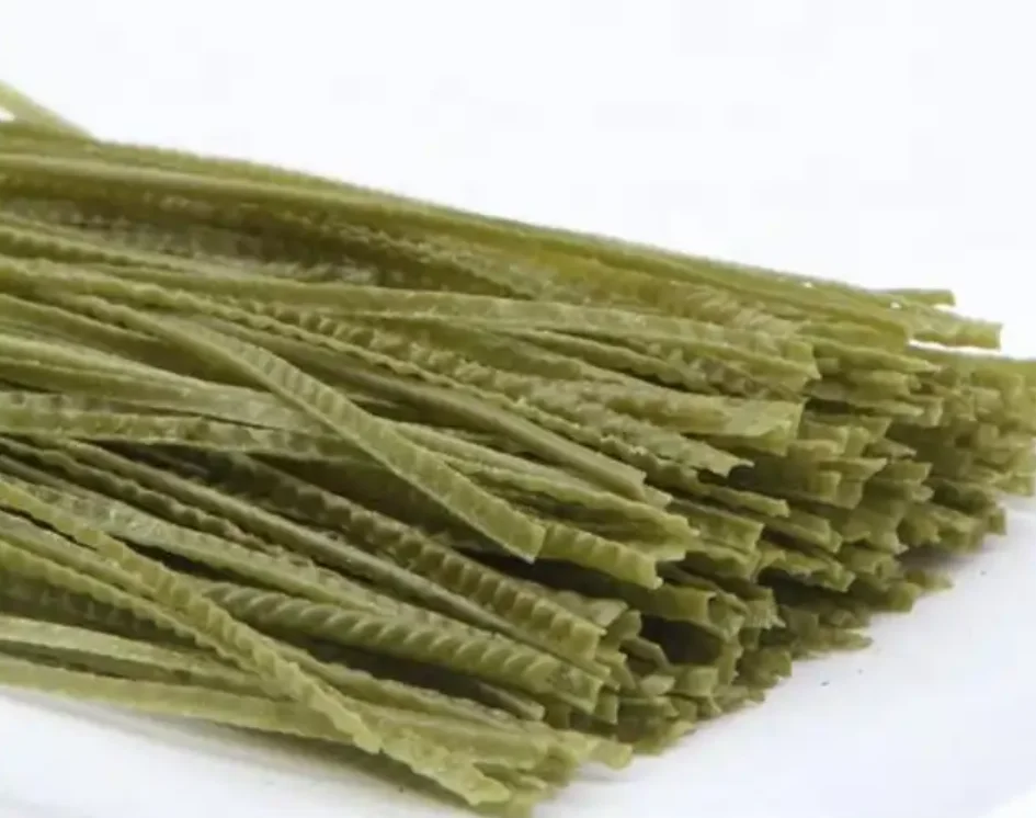 Spaghetti with green beans Low carbohydrate green healthy nutrition surface Surface of nutrition