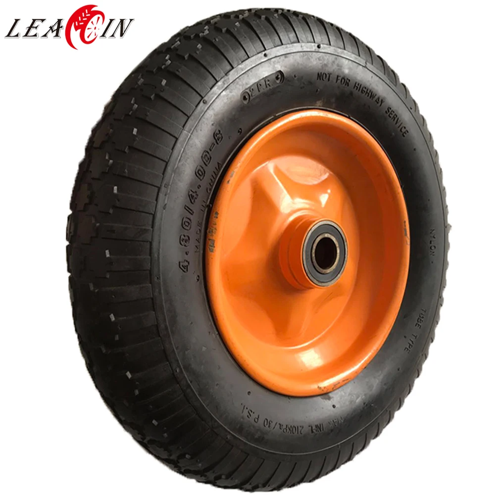 Cheap Wholesale Small Pneumatic Rubber Tire Wheel Barrow Wheel 16 inch 4.00-8
