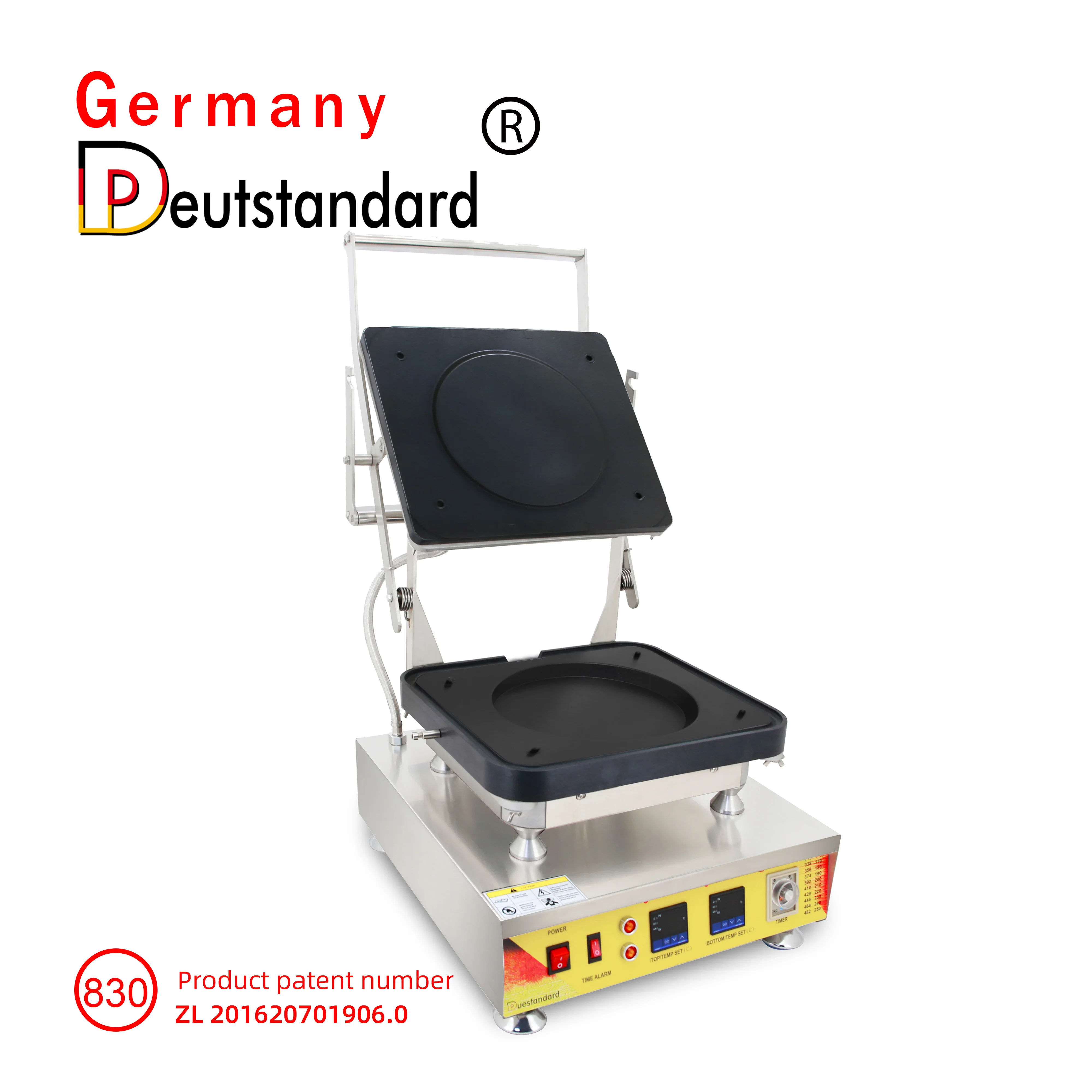 Germany Deutstandard NP-830 Round 250/231 mm 1 Hole Big Tart Press Machine Large Round Tart Shell Machine Cake Tart Egg Tart