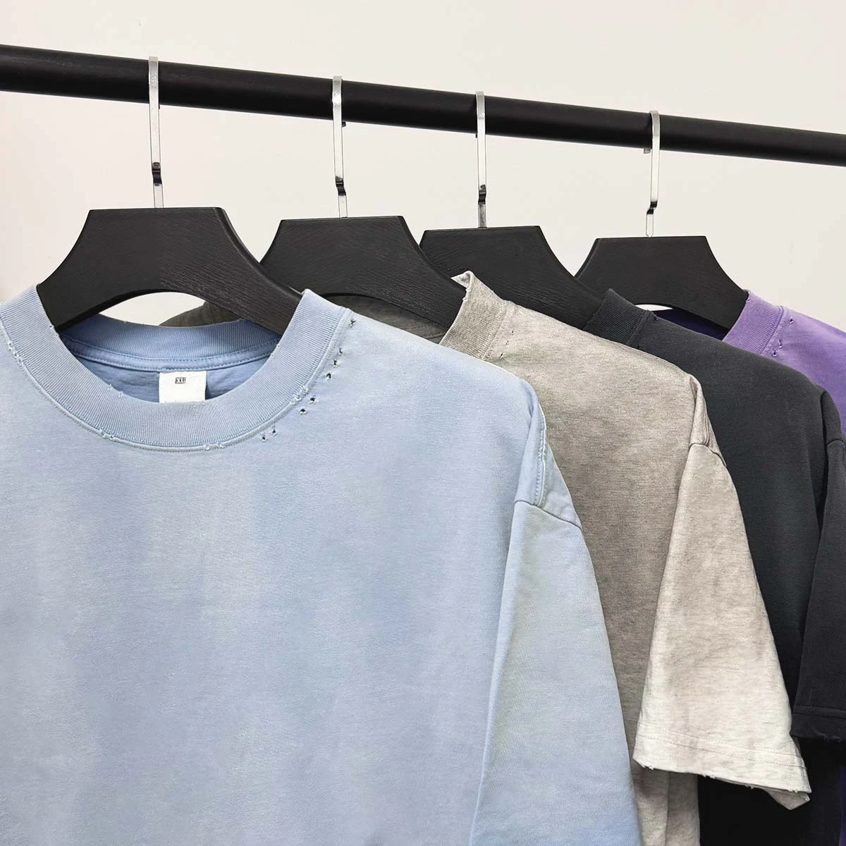 Summer New Heavyweight 100% Cotton 250G Loose Vintage T Shirt Custom Men Vintage Oversized Tshirt