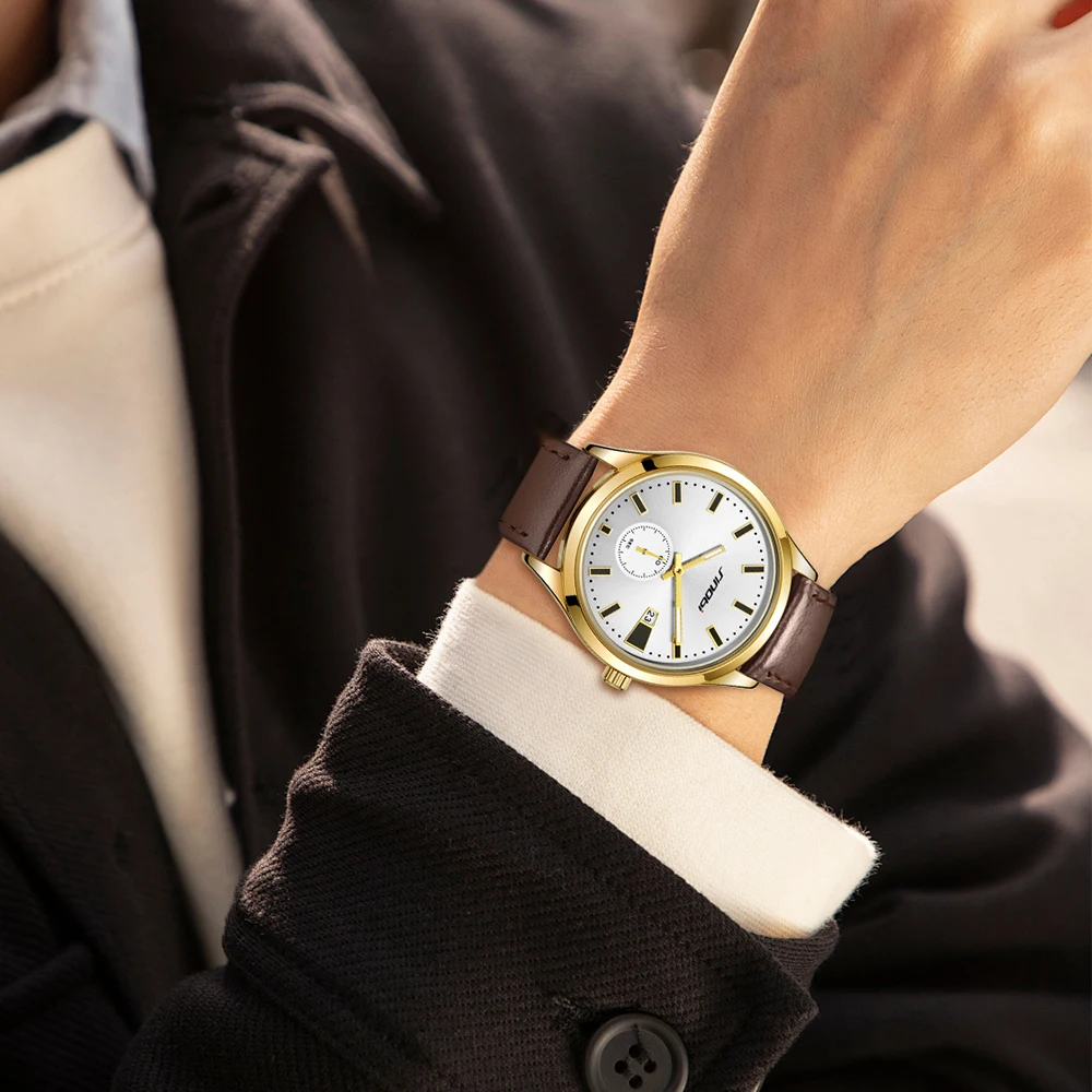 New Arrivals Stylish Designs Wrist watches with Multifunction Calendar Watches for Men