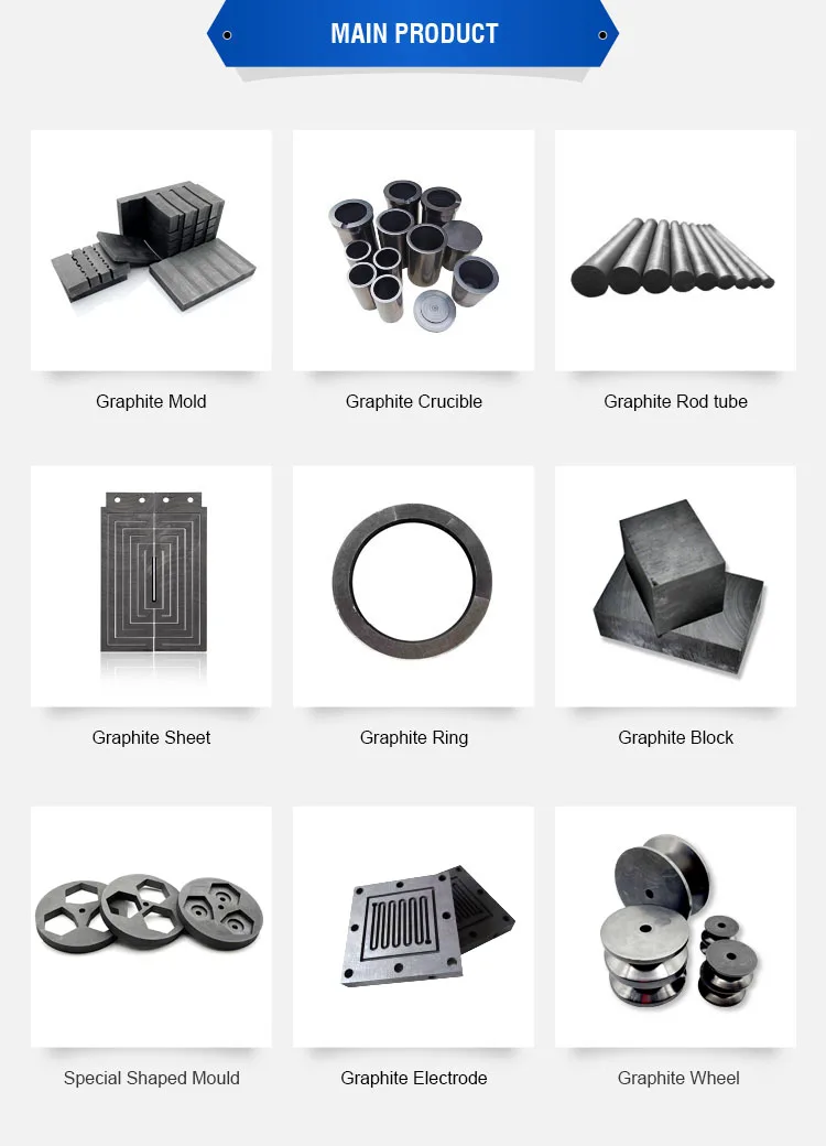 Customized Best Brand Electrode High Purity Carbon Graphite Vane For Industries
