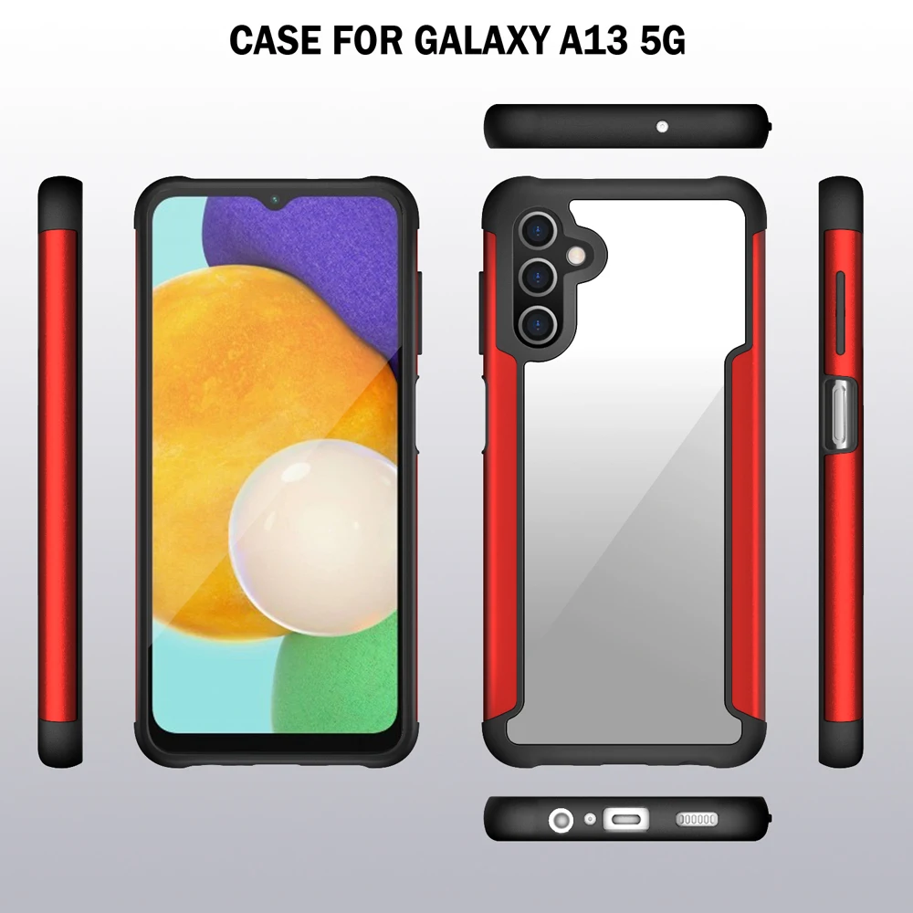 Защита от падений защитник чехол для телефона Samsung Galaxy A03s A12 A73 A23 A22 A13 тяжелый противоударный