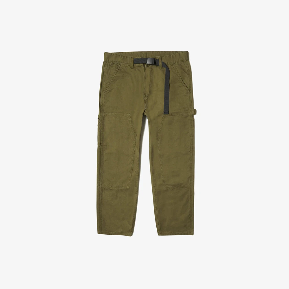 Manufacture High Quality Adjust Waist Cargo Pants Straight Work Pants Mens Khaki Double Knee Custom Carpenter Pants