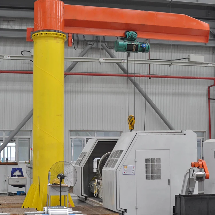 Remote control hoist slewing jib crane 2 ton jib crane price