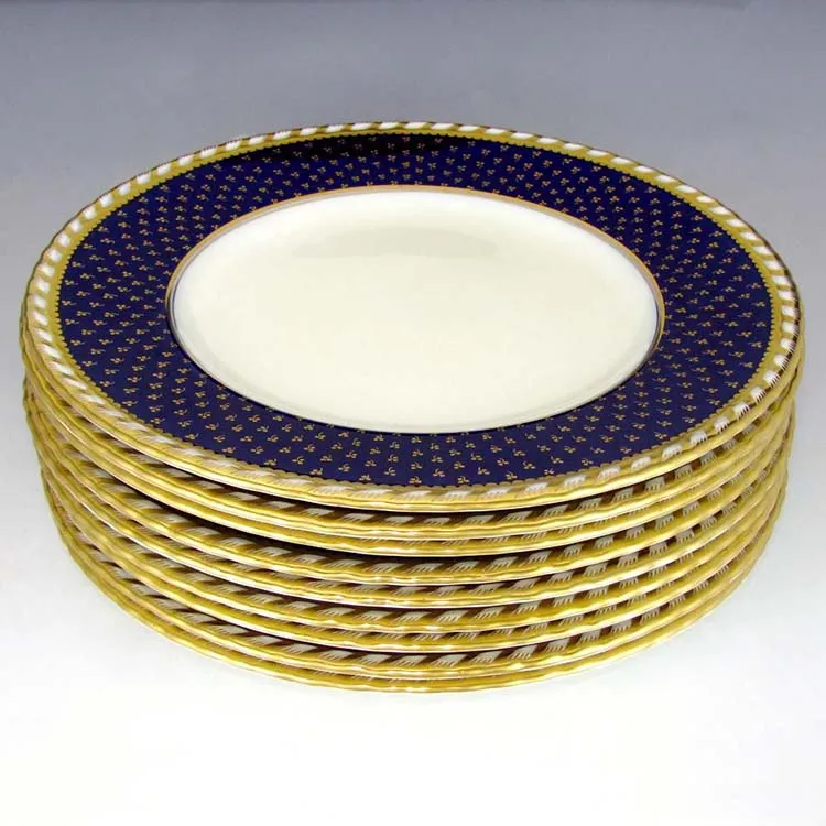 Tangshan Factory High Quality Luxurious Fine Bone Chine Porcelain 5pcs Dinner Set For 1 Person In Brazil