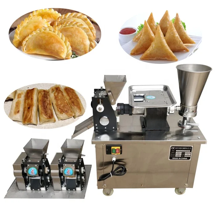grain product making machine automatic samosa making machine/dumpling empanada patty machine for USA/Canada restaurant