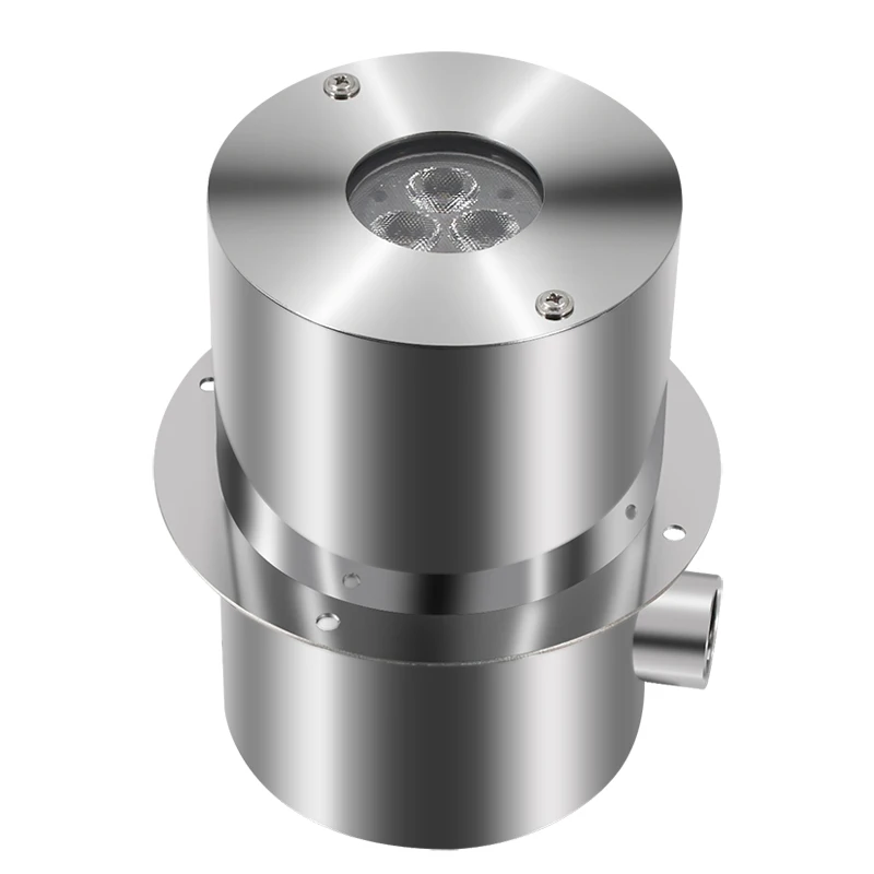 9W 316L Stainless Steel IP68 DMX512/RDM Control RGB Submersible Marine Grade LED Underwater Pool Light