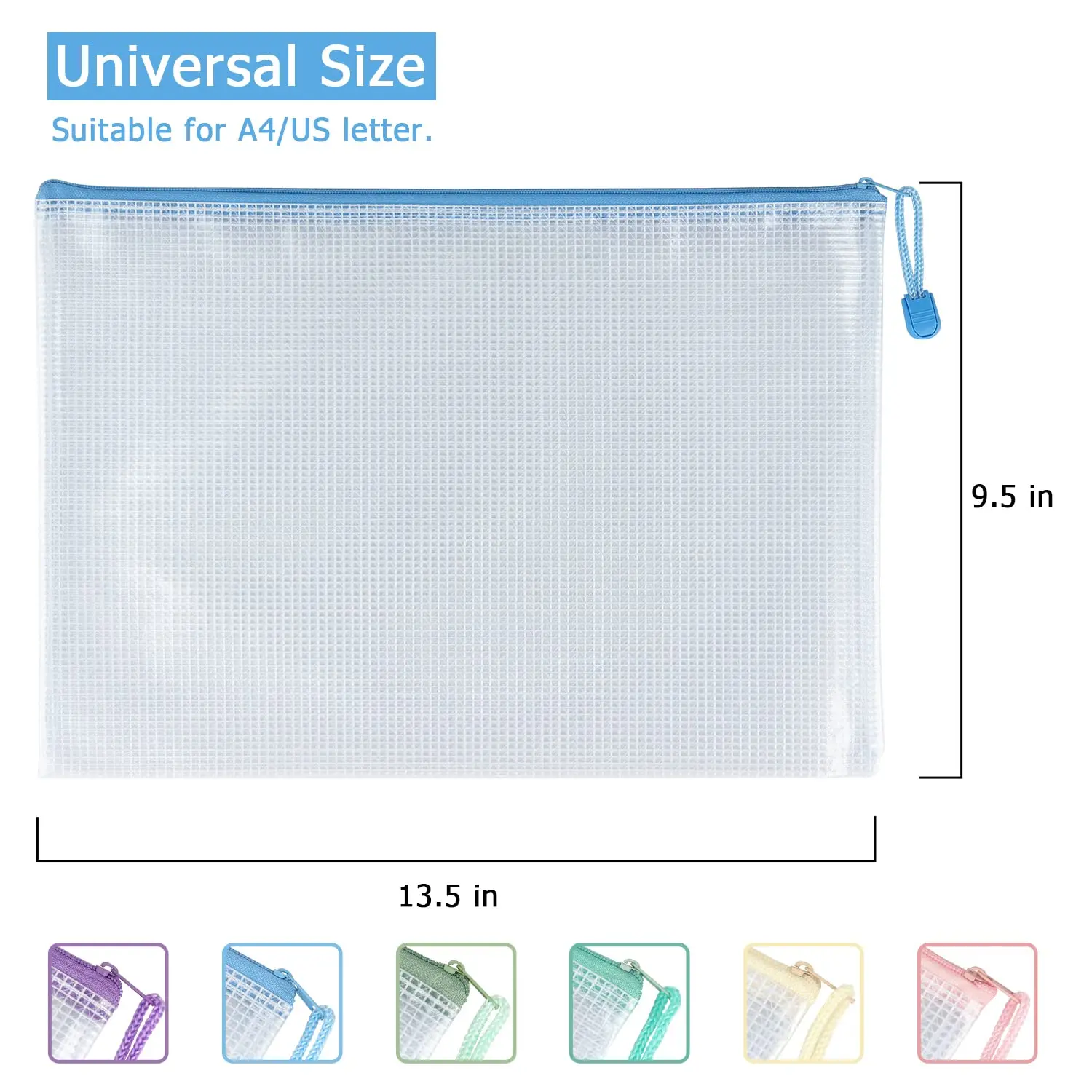 Eco friendly transparent zipper bags plastic can custom zipper bag