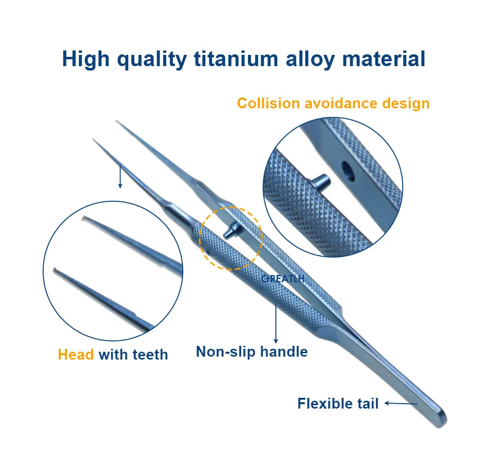 autoclavable ophthalmology instruments medical Ophthalmic Tweezers surgical clamps medical scissors