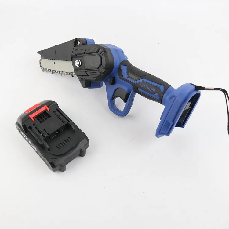 Wholesale Hand Operated Mini Chainsaw 18V 4Inch Portable Electric Chain Saw Power Cordless Branch Cutting Tools