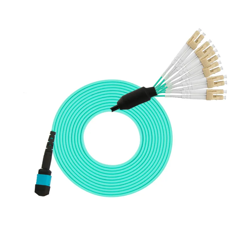 
MPO-LC-APC 12 Core MPO Fiber Optic Patch Cord Cables 