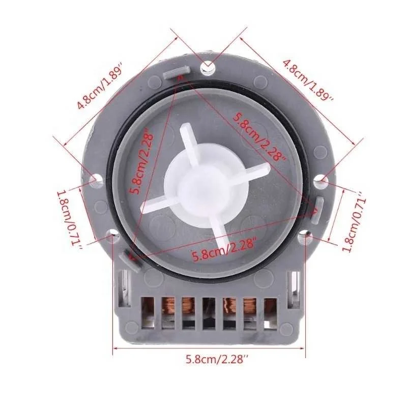  Durable 1PC Drain Pump Motor Water Outlet Motors Washing Machine