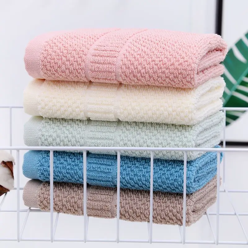 XIAOAO Wholesale of 100% cotton face towels with logo and face washer towel