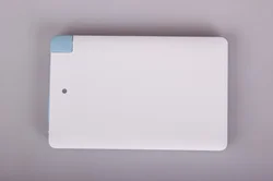 Mobile phone credit card power bank slim portable battery charger customized logo