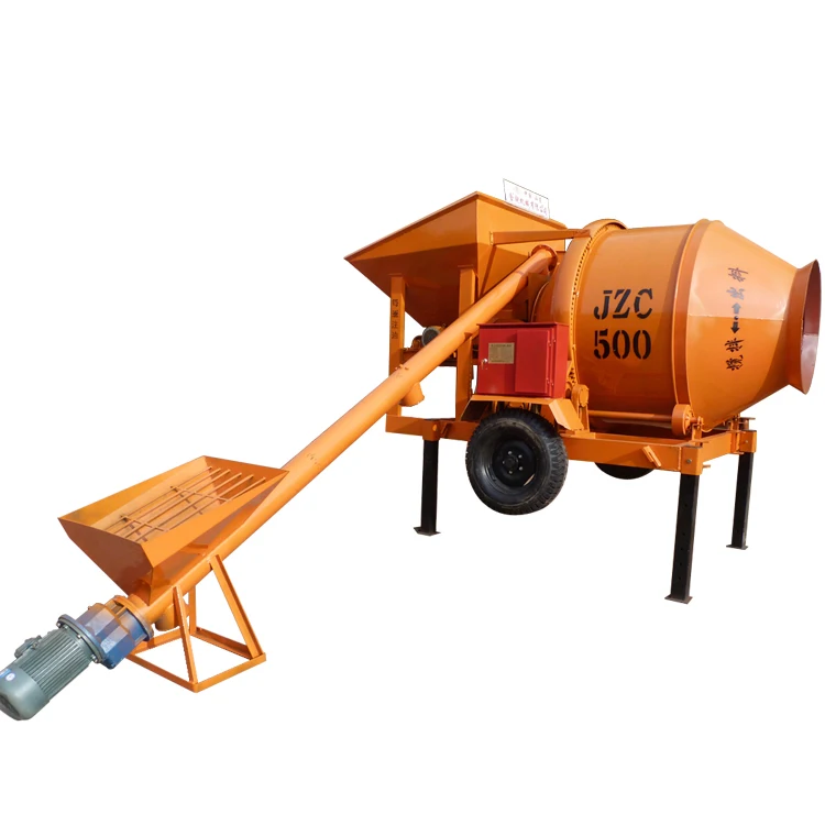 Diesel Concrete Mixer Portable Concrete Mixer Machine Favorable Price 500L Volumetric Concrete Mixing Machine